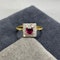 Ruby Diamond Ring in 18ct Yellow/White Gold dated London 1977, Lilly's Attic  since 2001 - image 11