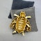 Bee Brooch Crystal Enamel in Gold Tone Metal by VALENTINO date circa 1970, Lilly's Attic since 2001 - image 3