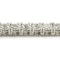 Modern Diamond And Platinum Line Bracelet, 9.90ct - image 8