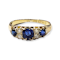 Victorian sapphire and diamond engagement ring SKU: 5743 DBGEMS - image 4