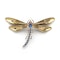 Enamelled Dragonfly Brooch - image 2