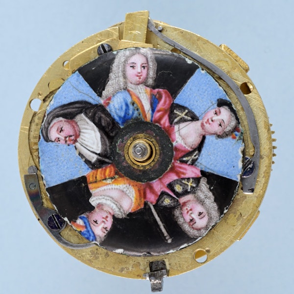 RARE CHAMPLEVE DIAL VERGE WITH PORTRAITS - image 5
