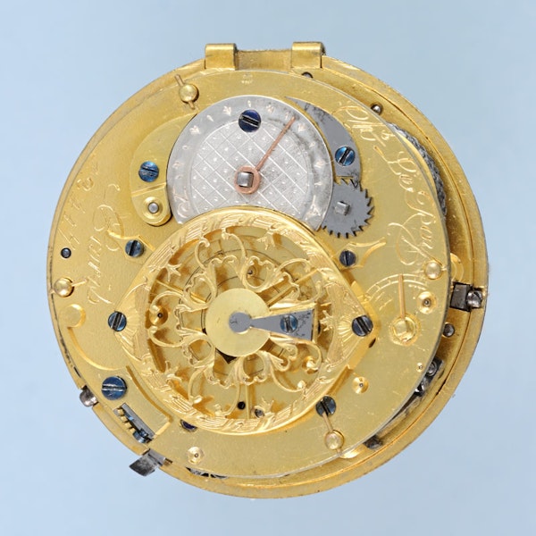 GOLD AND ENAMEL QUARTER REPEATER - image 4