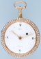 GOLD AND ENAMEL PEARL SET FRENCH WATCH - image 2