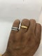 Swivel diamond sapphire ruby platinum ring - image 2