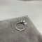 Sapphire Diamond Three Stone Ring in Platinum date circa 1960, SHAPIRO & Co since 1979 - image 3