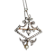 Antique diamond and pearl pendant SKU: 5807 DBGEMS - image 1