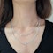 Modern Diamond And Platinum Long Chain Necklace, 28.09ct - image 4