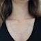 Modern Diamond And Platinum Chain Necklace, 3.78ct - image 4