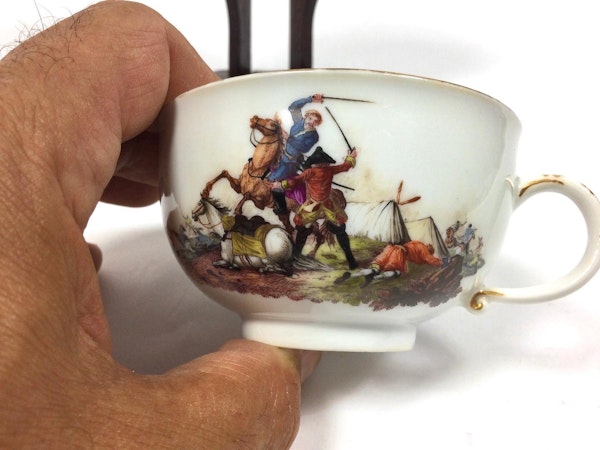 18th century Meissen cup and saucer - image 4