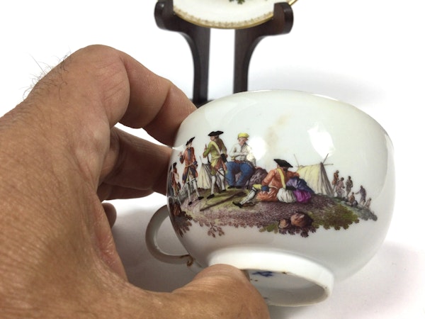 18th century Meissen cup and saucer - image 6