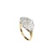 Antique Diamond Cluster Gold Ring - image 1