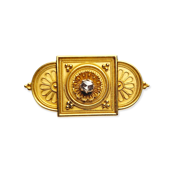 Archaeological revival gold brooch SKU: 5833 DBGEMS - image 2