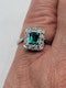 Art deco emerald and diamond ring SKU: 5825 DBGEMS - image 2