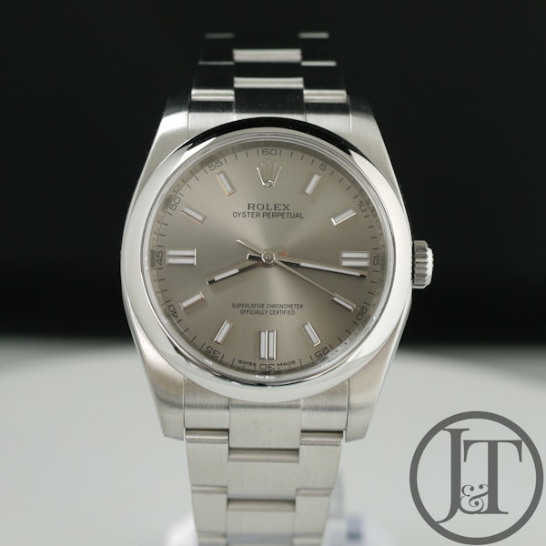 Rolex Oyster Perpetual 36mm 116000 Steel Grey Dial Oyster 2014 - image 1