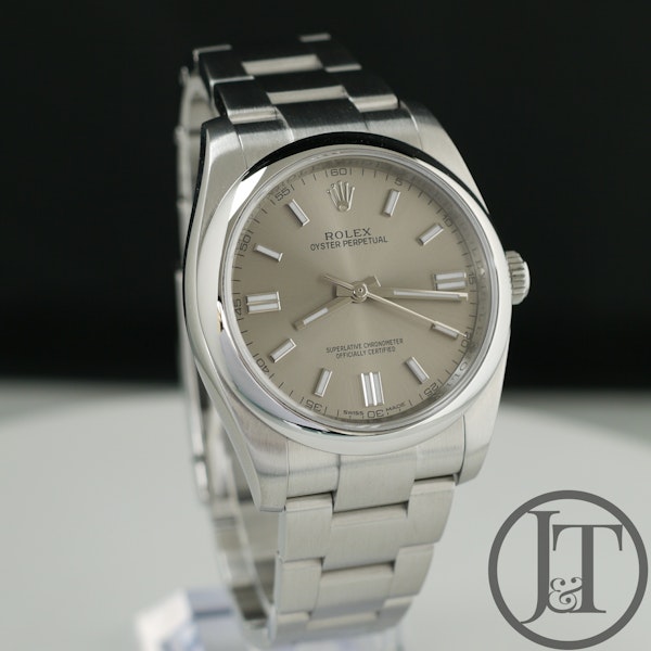 Rolex Oyster Perpetual 36mm 116000 Steel Grey Dial Oyster 2014 - image 3