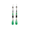 Fine art deco jade, onyx and diamond earrings SKU: 5800 DBGEMS - image 1