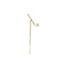 A Gold Sapphire Pearl Golf Club Tie Pin - image 3