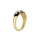 A Victorian Enamel Pearl Gold Ring - image 1
