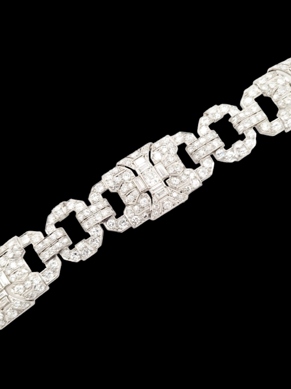 Art deco diamond bracelet SKU: 5883 DBGEMS - image 2