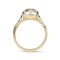 New Georgian Style Old Cut Diamond Gold and Platinum Solitaire Ring, 2.72ct - image 7