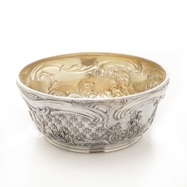 Russian Imperial Faberge silver presentation bowl, St. Petersburg, Julius Rappoport 1894. - image 8