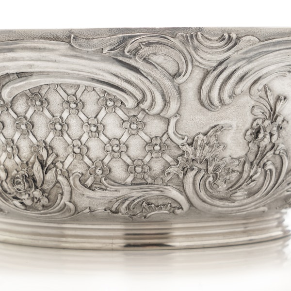 Russian Imperial Faberge silver presentation bowl, St. Petersburg, Julius Rappoport 1894. - image 11