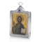 Faberge silver and wooden miniature icon of Christ Pantocrator, Moscow c.1900 - image 5