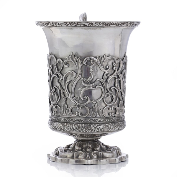Russian silver cup, Moscow 1848, Ivan Gubkin - image 5