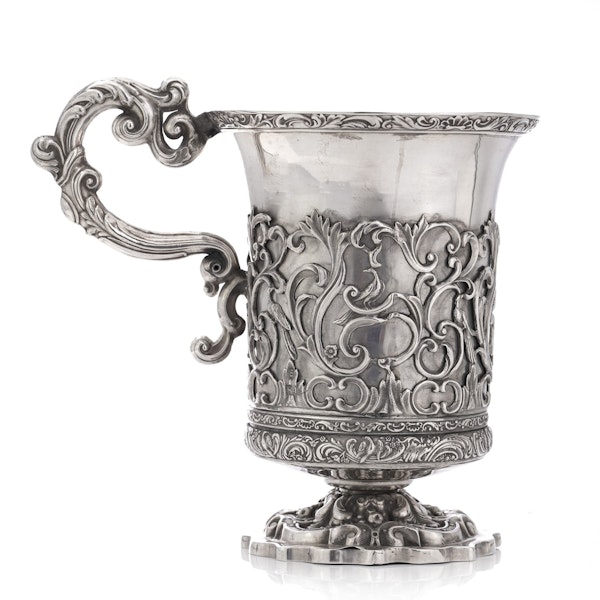 Russian silver cup, Moscow 1848, Ivan Gubkin - image 7