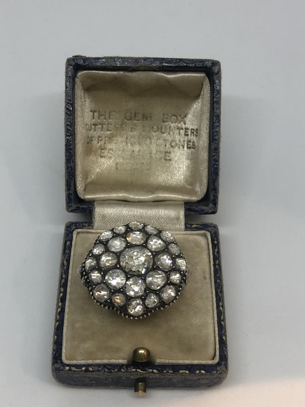 Antique rose-cut diamond earrings - image 5