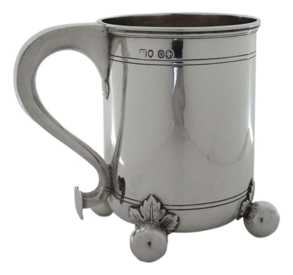 Sterling Silver - George Fox Victorian Christening Mug - 1869 - image 4