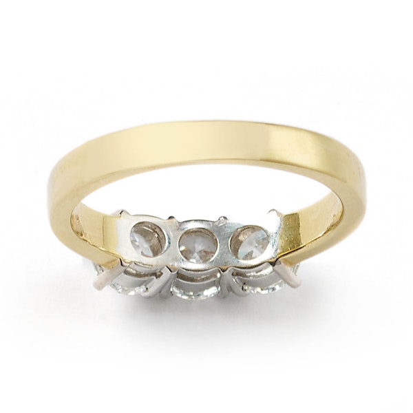 Modern Brilliant Cut Diamond Three Stone Ring, 1.25 Carats, 2006 - image 3