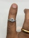 1.34ct antique platinum diamond ring - image 2
