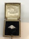 1.34ct antique platinum diamond ring - image 3