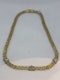 1980,s diamond 18ct gold necklace - image 3