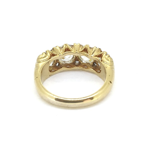 Victorian old cut diamond ring - image 2