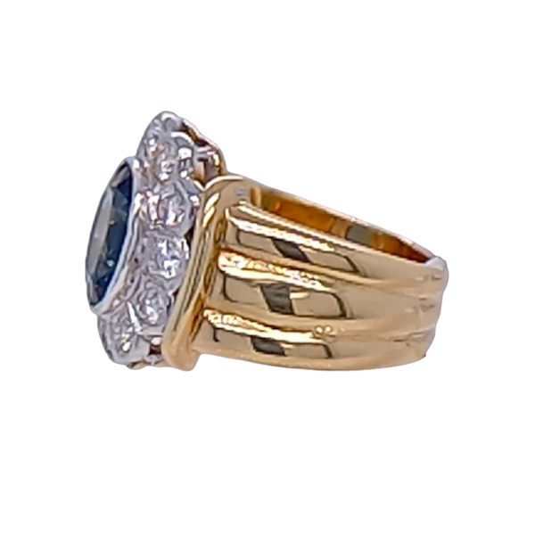Sapphire and Diamond Ring - image 5