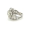 Three stone diamond band ring Est.3.5cts - image 4