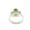 Emerald and diamond three stone ring E2.44Cts D0.80Cts - image 4