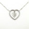 Heart shaped diamond pendant est1.0Cts - image 2