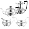 George NATHAN & Ridley HAYES Sterling Silver - 4 Piece Silver Tea Set - 1909 - image 2