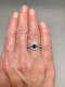 Sapphire Diamond Ring in 18ct White Gold date circa 1980, SHAPIRO & Co since 1979 - image 3