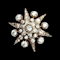 Antique diamond star brooch SKU: 6047 DBGEMS - image 1