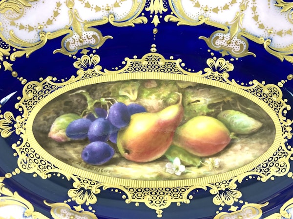 Signed Royal Worcester fruit dish - image 3