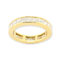 Princess cut diamond eternity ring set in yellow gold SKU: 6052 DBGEMS - image 1