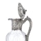Antique 19th century continental sliver and cut glass Claret Jug - image 6