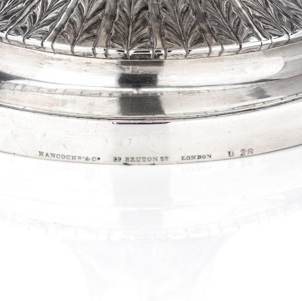 Antique late Victorian sterling silver impressive large trophy cup, London 1874. - image 12