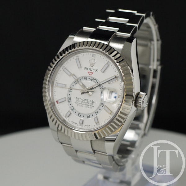 Rolex Sky Dweller 326834 Oyster White Dial Pre Owned 2020 - image 2