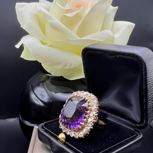 Rare Russian Amethyst Ring SOLD - image 3